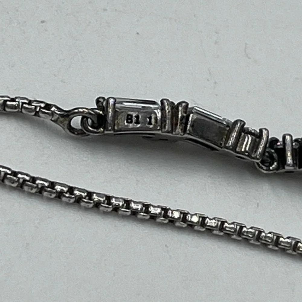 Pandora Glacial Beauty Sliding Bracelet Bolo (Item #597558CZ) Baguette Adj